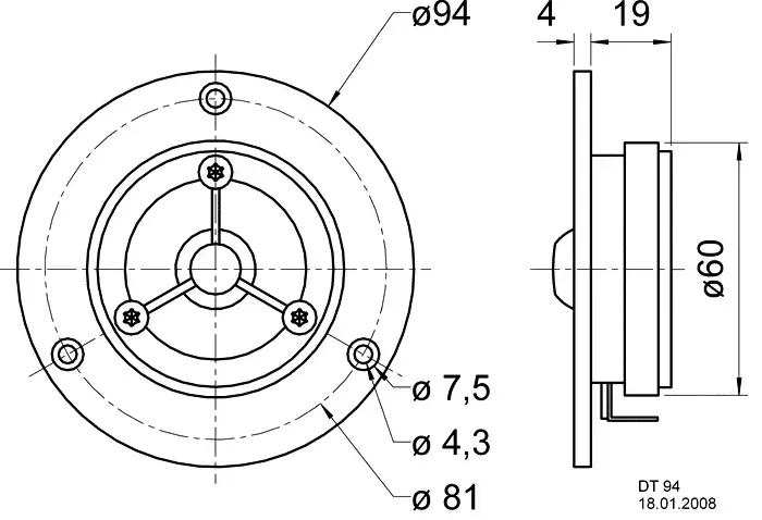 Visaton DT 94 - 8 Ohm