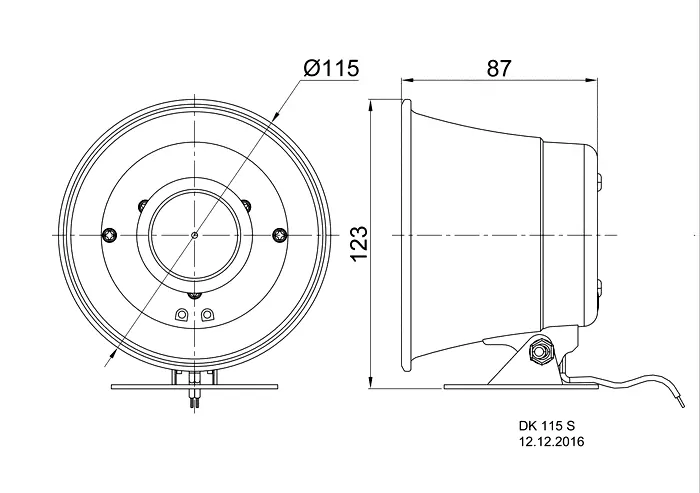 Visaton DK 115 S - 8 Ohm