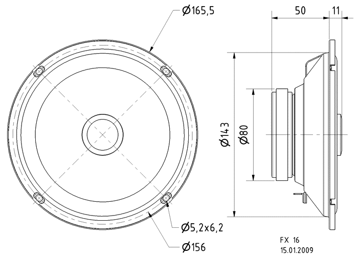 Visaton FX 16 - 4 Ohm