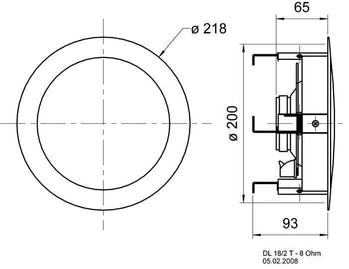 Visaton DL 18/2 T - 8 Ohm
