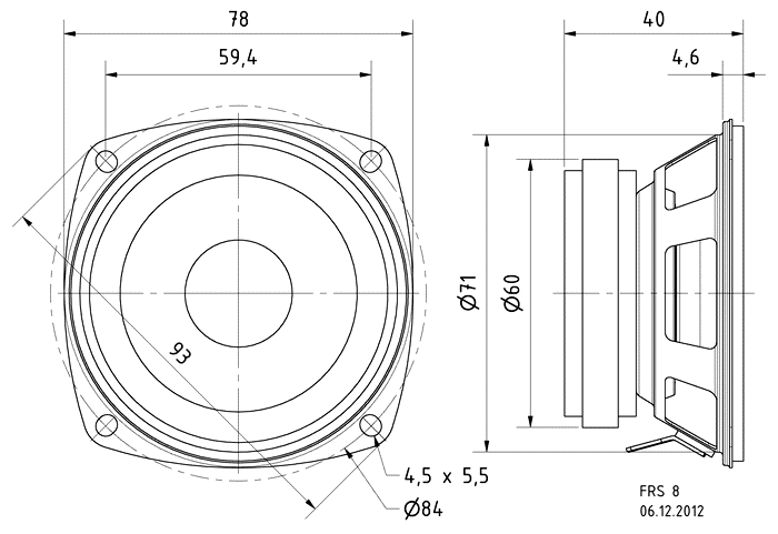 Visaton FRS 8 - 8 Ohm
