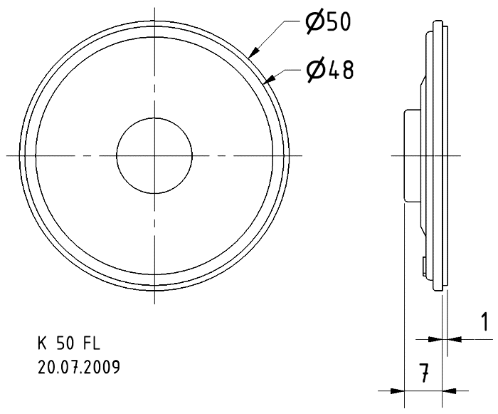 Visaton K 50 FL - 16 Ohm