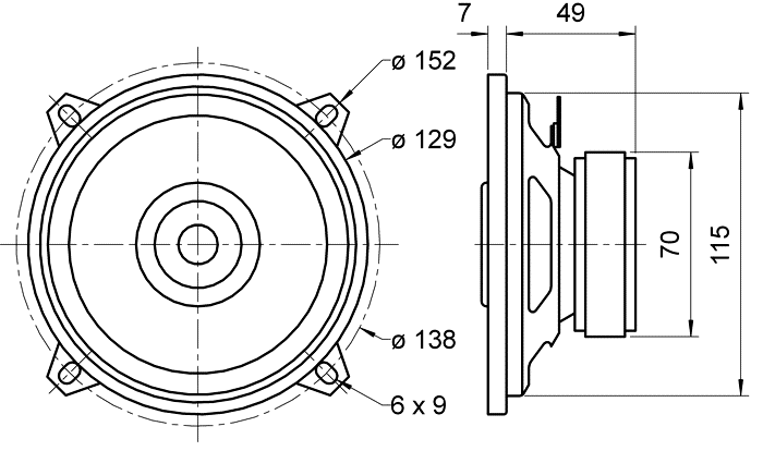 Visaton DX 13 - 4 Ohm