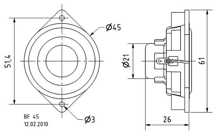Visaton BF 45 - 4 Ohm